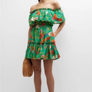 Cara Cara Liesel Floral Off-The-Shoulder Mini Dress Size: M